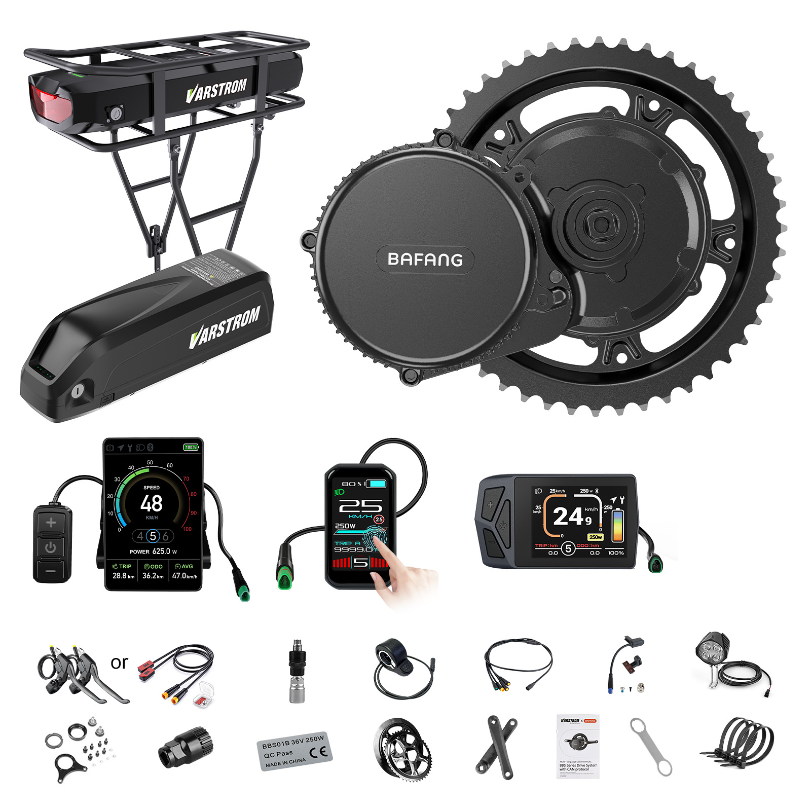 [US-Versand] Bafang Motor 750W – Torque Sensor Mid Drive Motor Kit Bewertung und Preis
